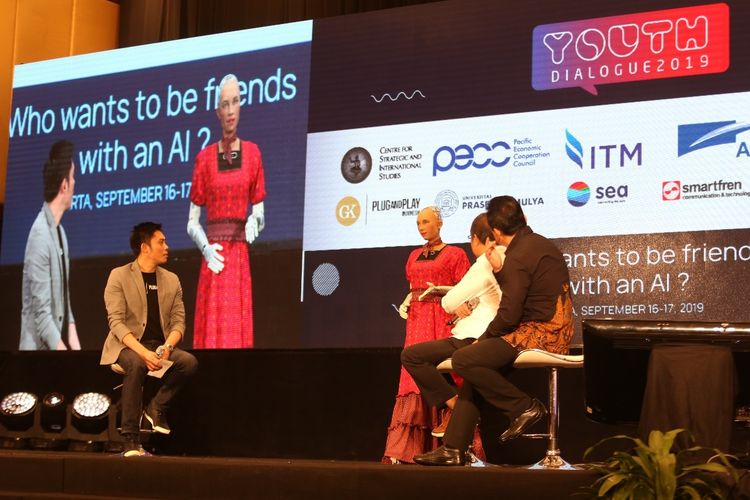 Robot Sophia Indonesia